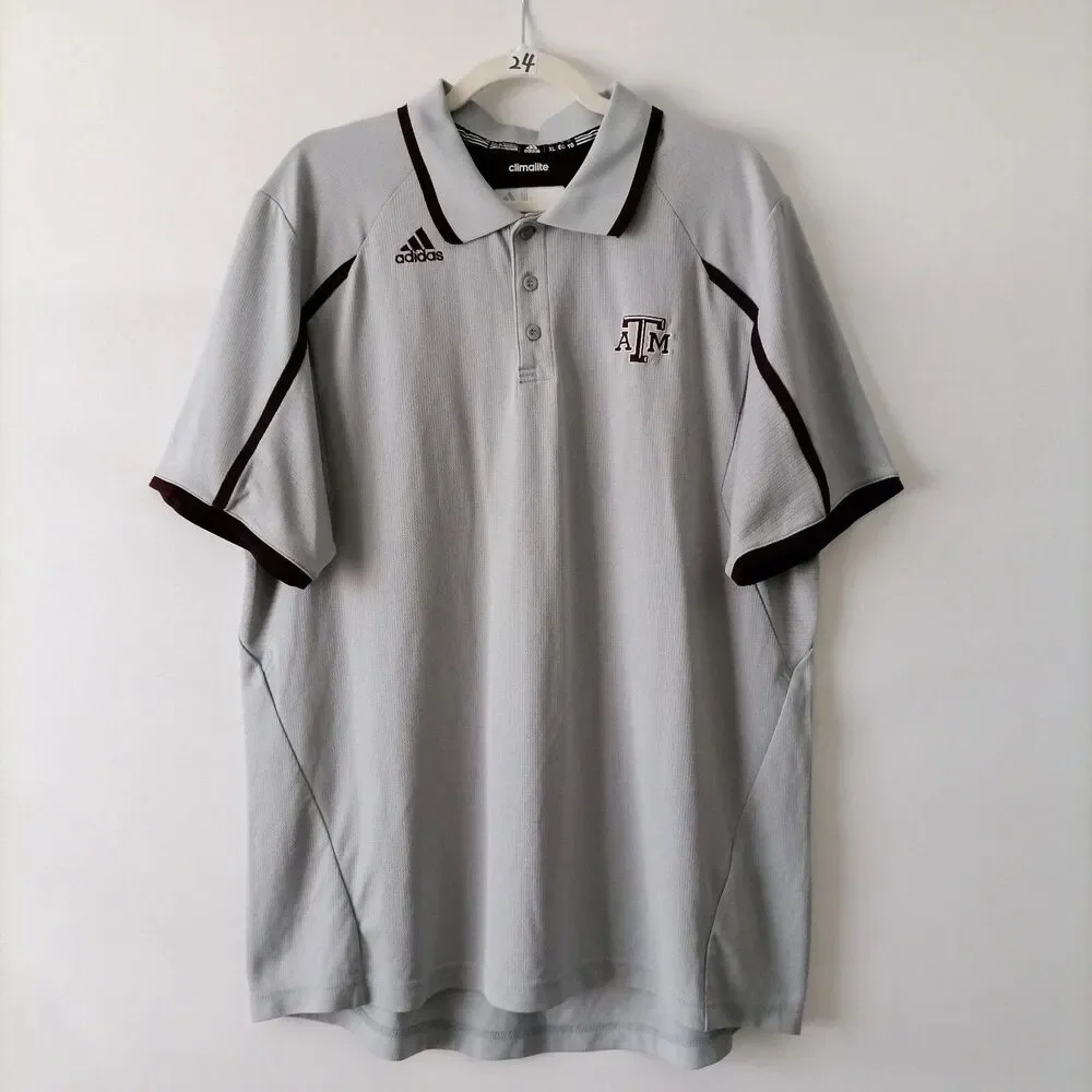 Texas A&M Aggies Adidas Men’s Polo Shirts Size XL